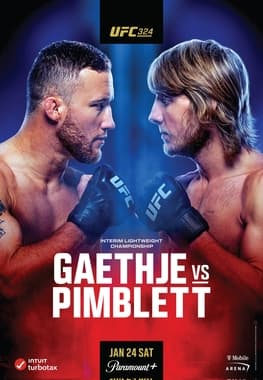 Justin Gaethje vs. Paddy Pimblett · UFC 324: Gaethje vs. Pimblett