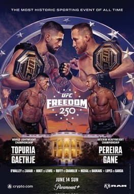 Justin Gaethje vs. Ilia Topuria · UFC Freedom 250